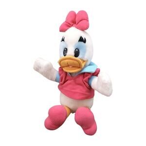 Vintage Disneyland Disney World Daisy Duck Plush Stuffed Animal 80s 70s RARE